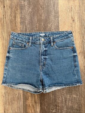 Old Navy Women's Blue High-Rise Denim Shorts